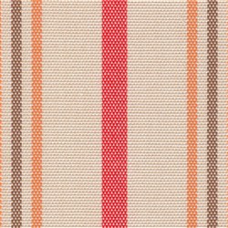 DOCRIL G - NATURE 478 140CM ACRYLIC CANVAS RED & BEIGE MED STRIPES 478